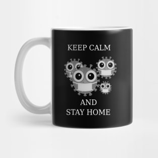 Stay Home Corona Virus T-Shirt Mug